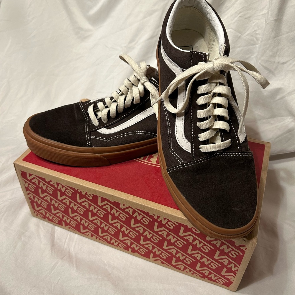 Vans Old School Men’s 10.5 - Chocolate Brown / Gum Sole